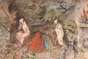 Jorg Ratgeb Scenes from the Life of Prophet Elijah oil on canvas